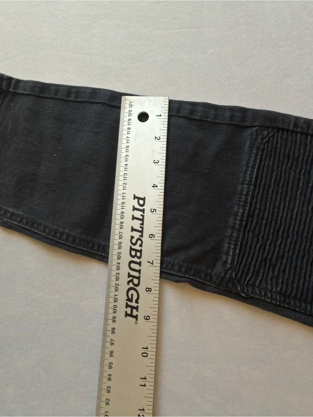 Slim Moto-Style Men's Jeans in Black